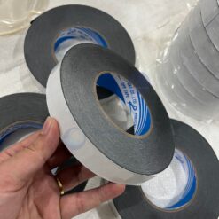 băng dính 2 mặt lõi dính đen PET