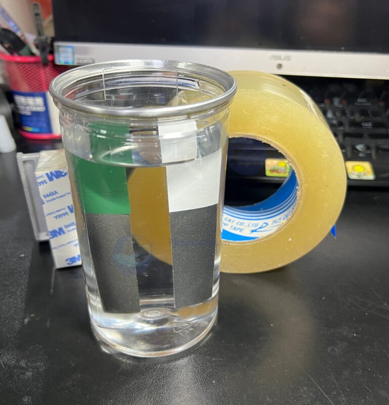 Thử nghiệm ngâm nước 48 giờ để kiểm tra băng keo chống nước